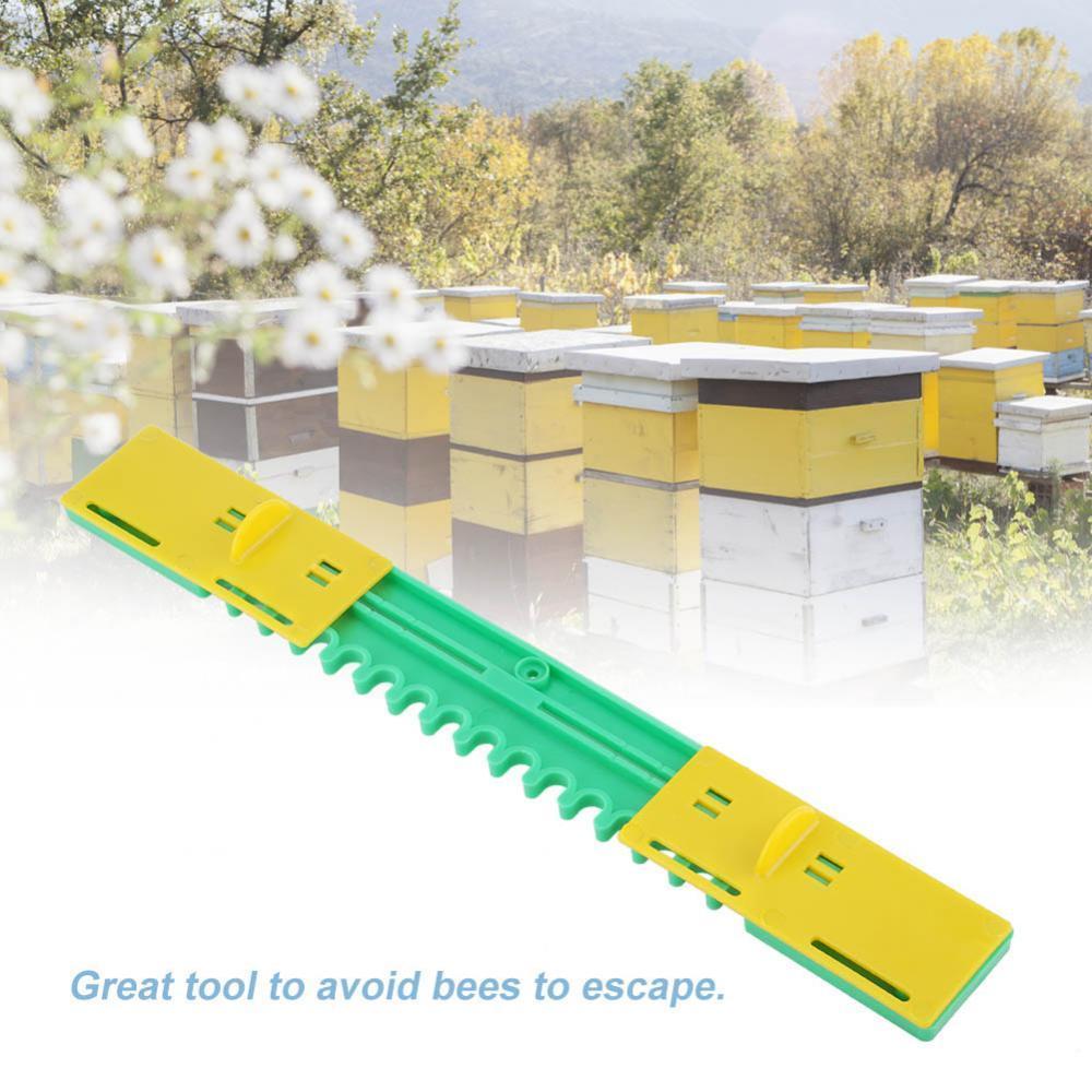 20 Sunflower 8 Frame Beehive Plastic Entrance Reducer Gate Treated Anti-Escape and Mouse mice Guard 